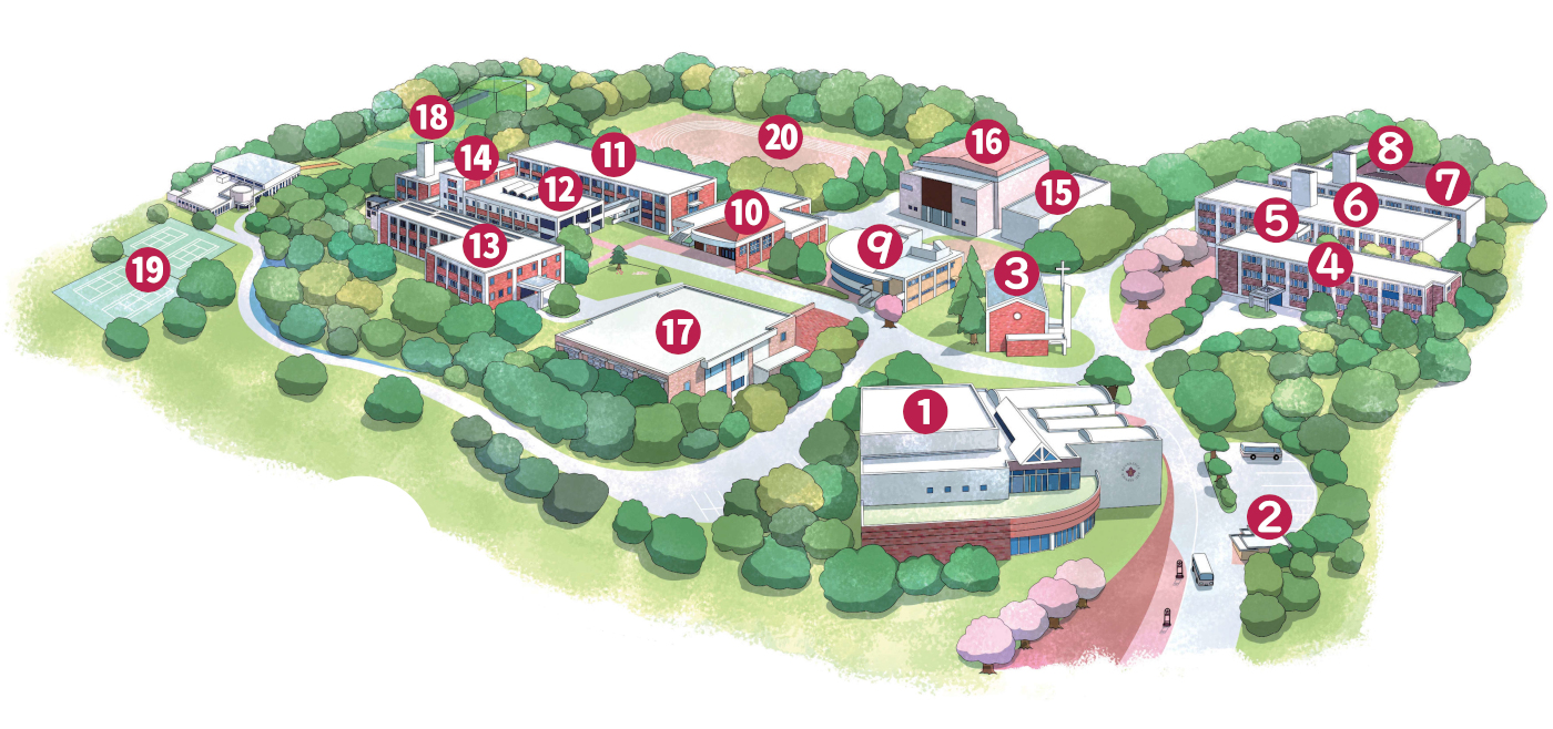 キャンパス案内図